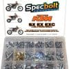 Kit de pernos Specbolt 250 piezas para mantenimiento y
