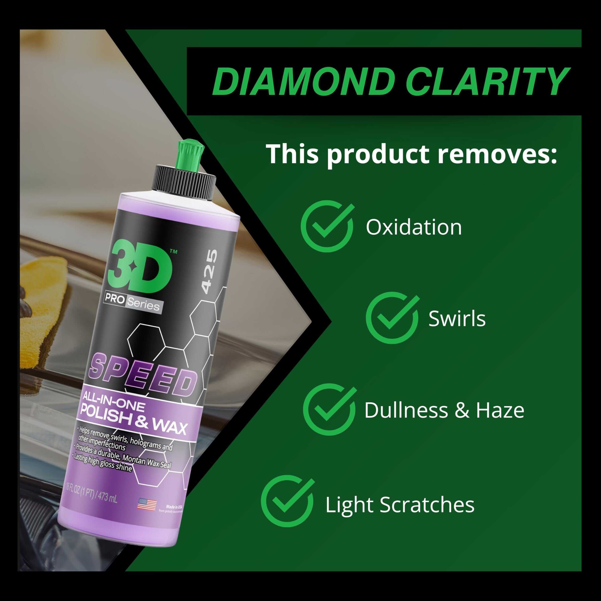 3D Speed All-In-One Polish & Wax - Removedor de Arañazos y - Imagen 5