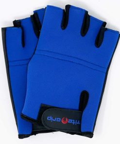 Guantes de Neopreno Tite Grip Azul para Pole Dance y