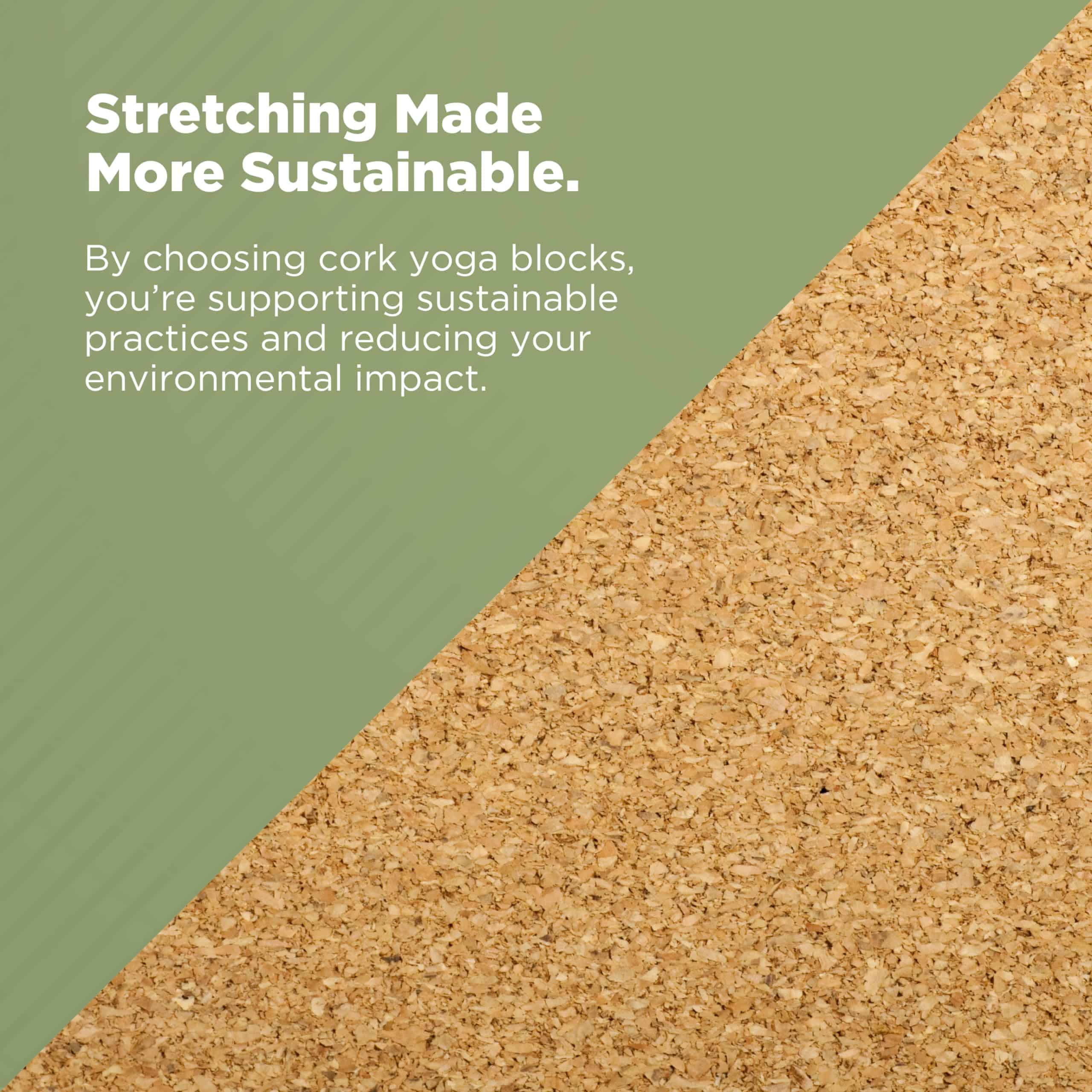 Bloques de Yoga Bean Products - Paquete de 2, Corcho, - Imagen 7