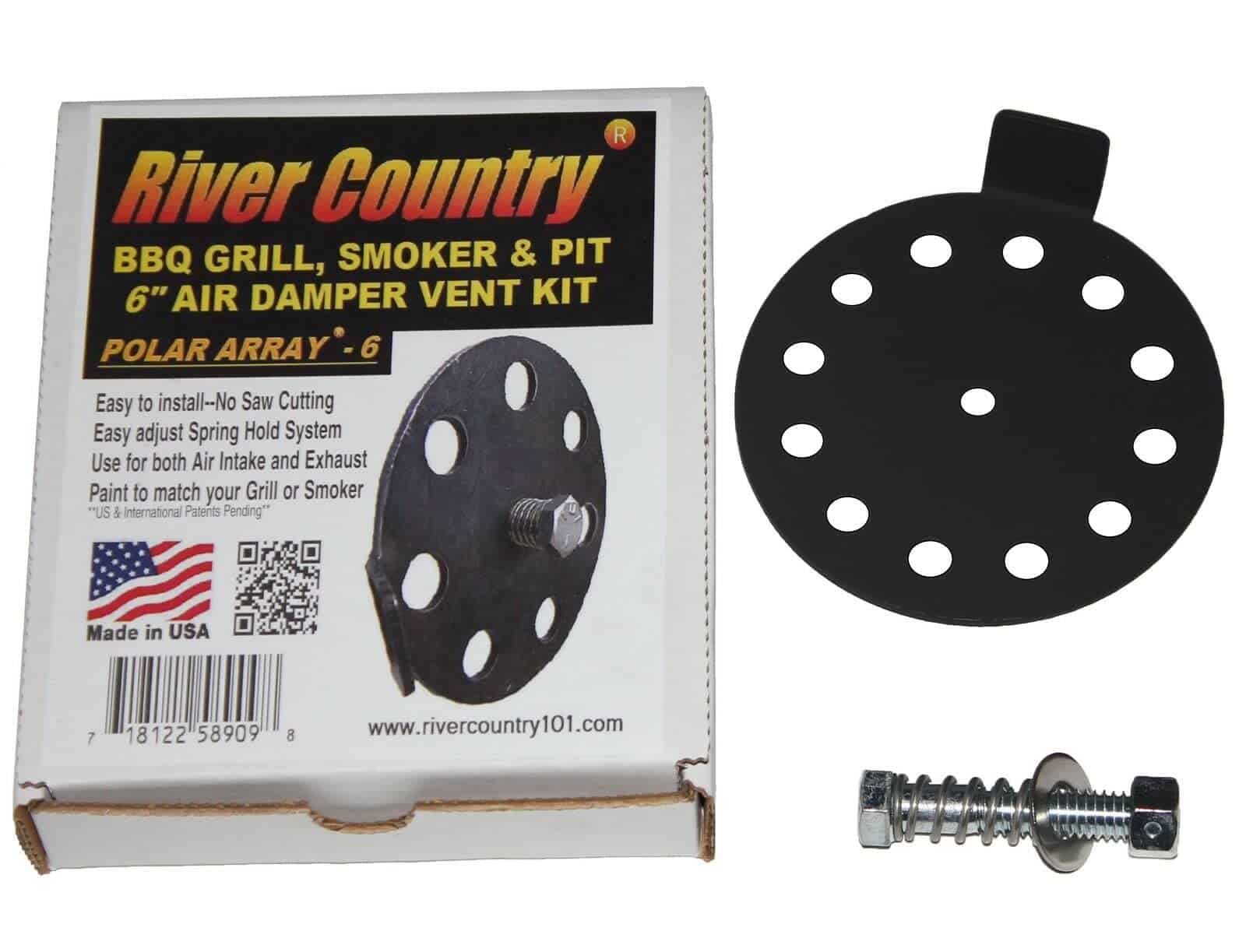 Kit de regulador de aire para parrilla, ahumador o pozo - Imagen 3