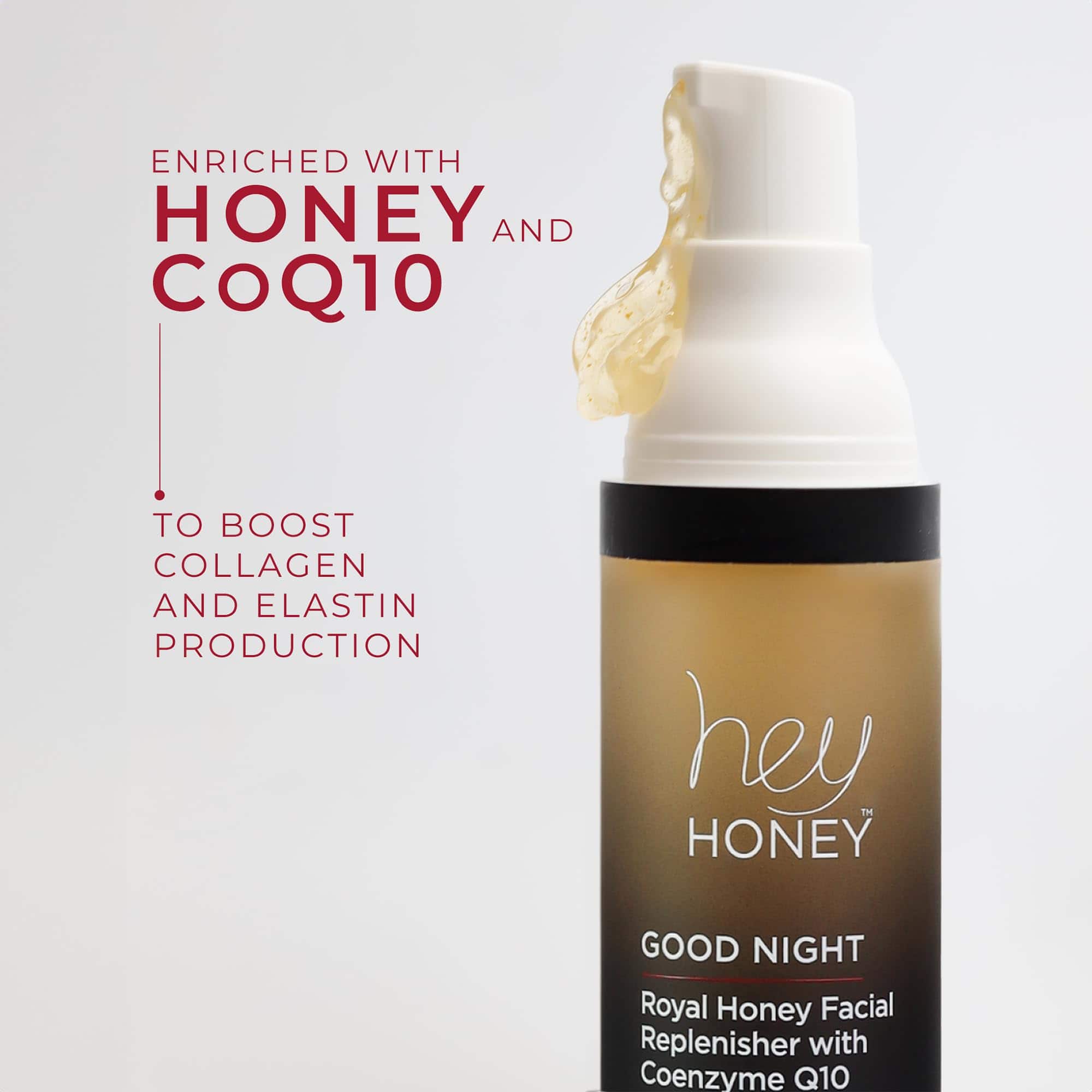 Crema Hidratante Nocturna Facial Good Night de Hey Honey - Imagen 9