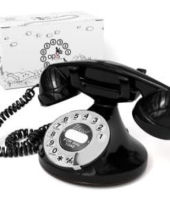 Teléfono de disco: El Opis Funkyfon Cable/Teléfono Vintage