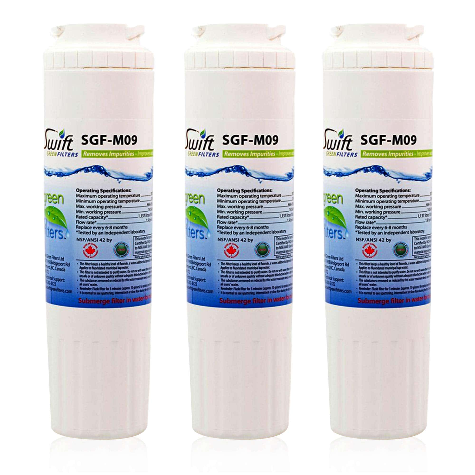 Filtros de agua de repuesto Swift Green Filters SGF-M9 para