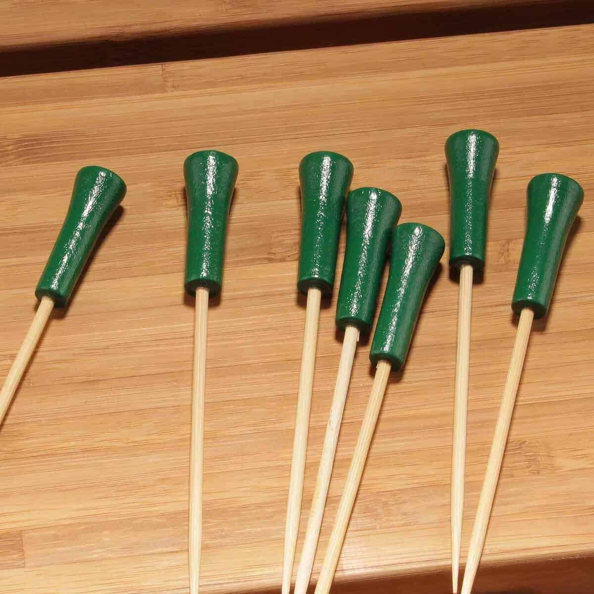 BambooMN Decorative Golf Tee Bamboo -Verde - Imagen 3