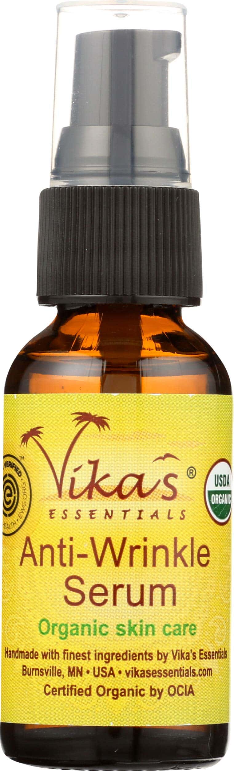 Suero Antiarrugas Orgánico Verificado por la EWG de Vika's