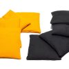 Bolsas de Cornhole Resistentes a la -Negro/Amarillo