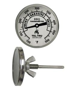 Termómetro para Barbacoa Tel-Tru BQ225, Dial de aluminio de