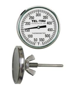 Termómetro para Parrilla Tel-Tru BQ225, esfera de 2