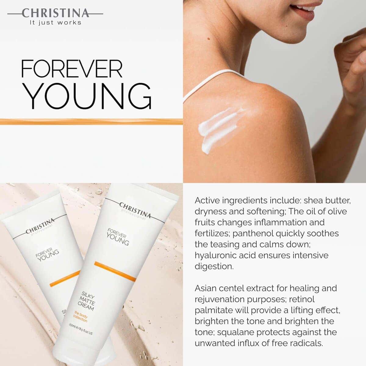 -CHRISTINA- Forever Young - Crema Sedosa Mate Para Todo - Imagen 7