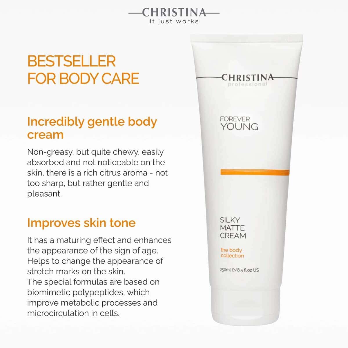 -CHRISTINA- Forever Young - Crema Sedosa Mate Para Todo - Imagen 3