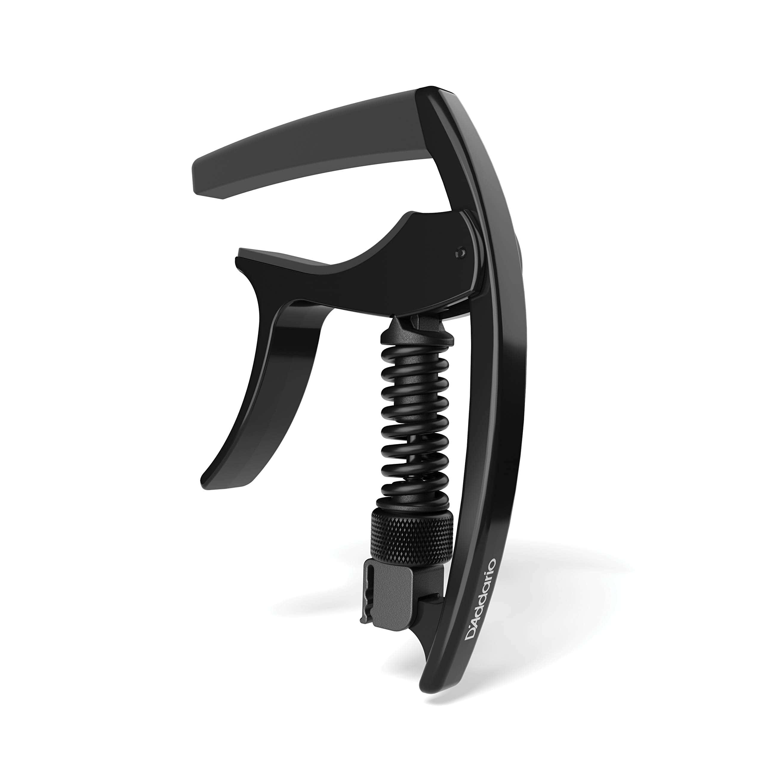 D’Addario NS Tri-Action Capo, Negro - Para Guitarras