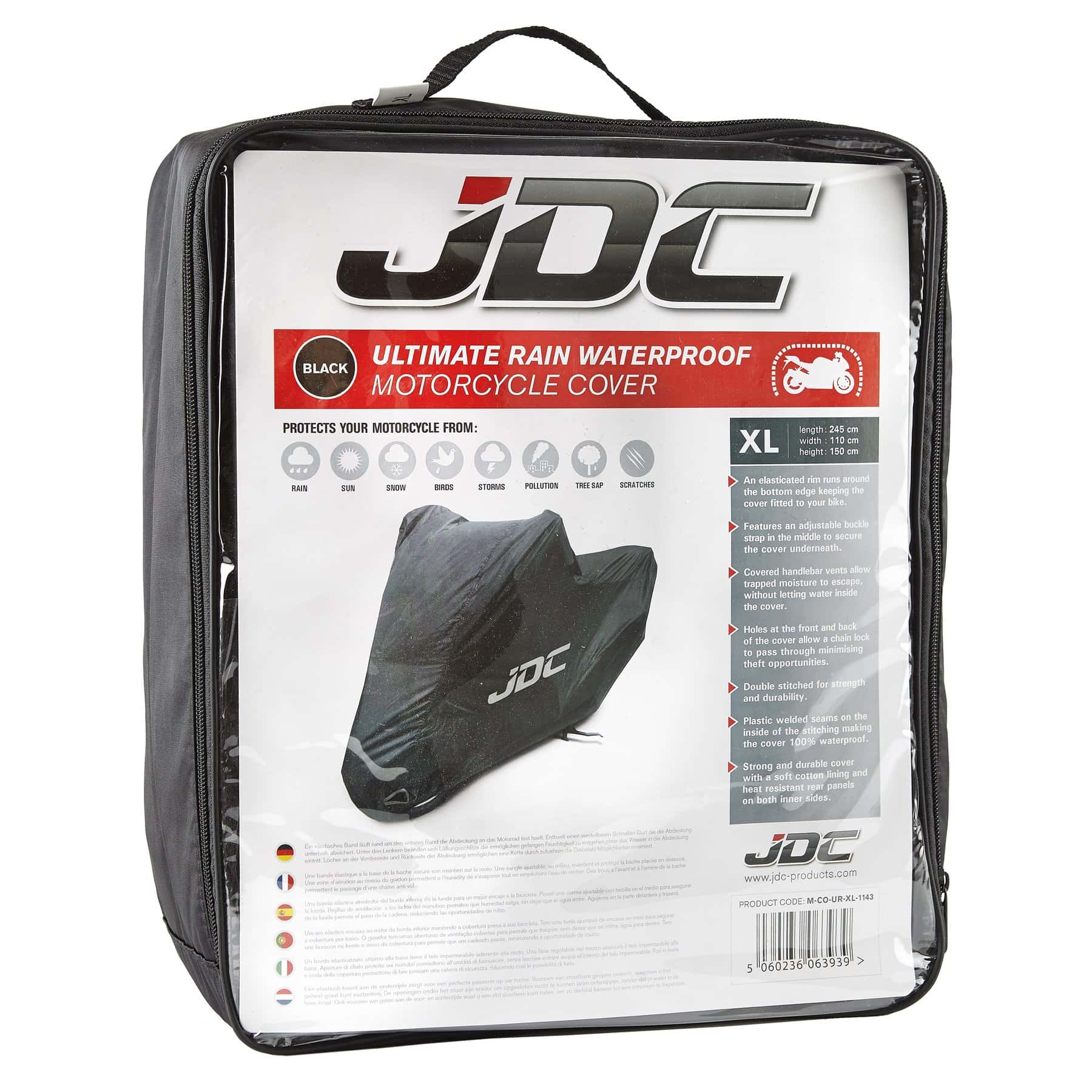Cubierta de Moto JDC 100% Impermeable - RAIN Ultimate - Imagen 5