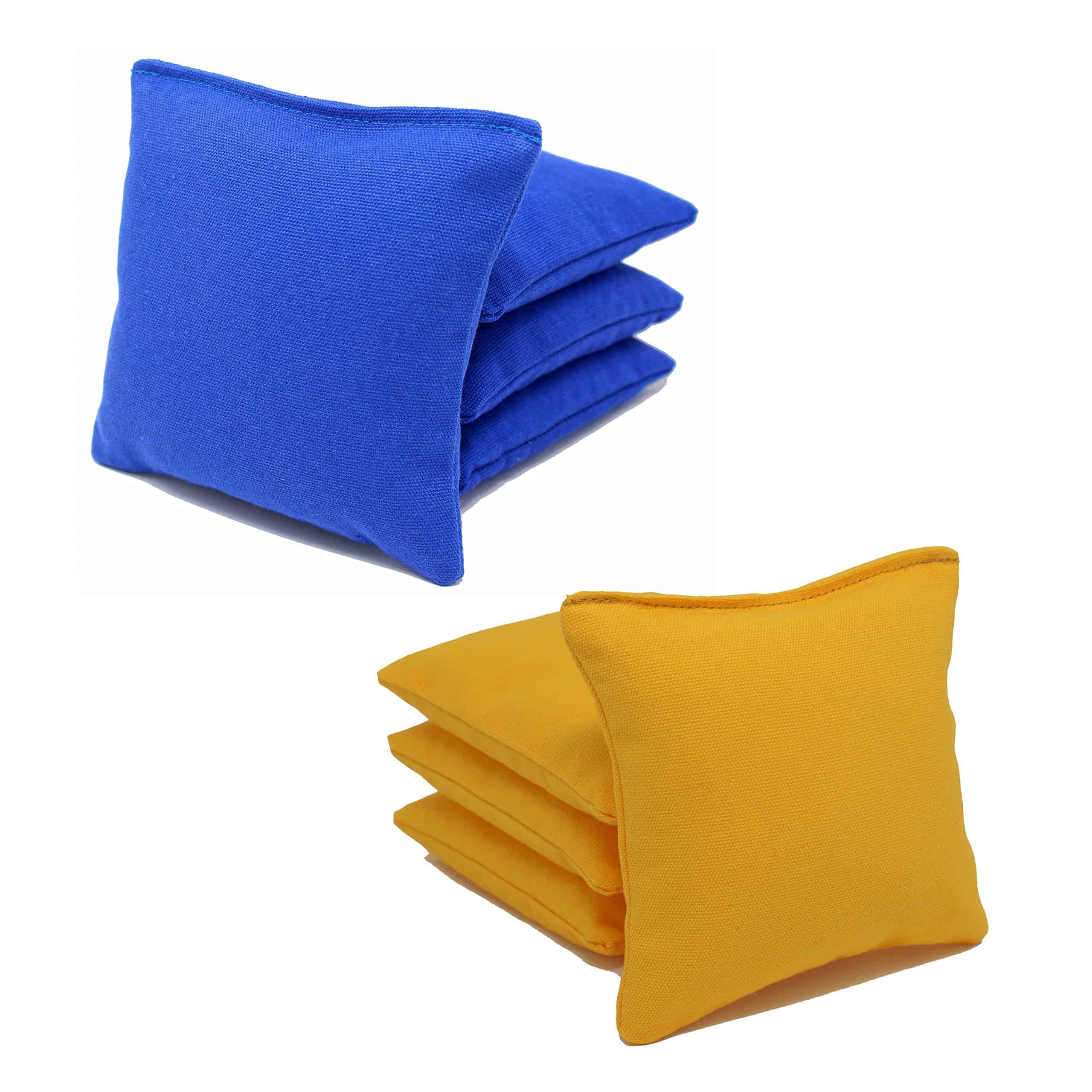 Set de Bolsas de Cornhole - (4 Azul Real, 4 Amarillo) Por