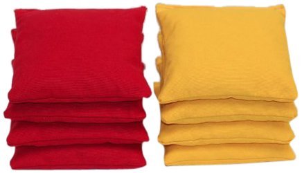 Juego de Bolsas de Cornhole Free Donkey Sports - (4 Rojas,