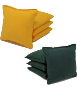 8 Bolsas de Maíz para Cornhole de Regulación ACA. Rellenas