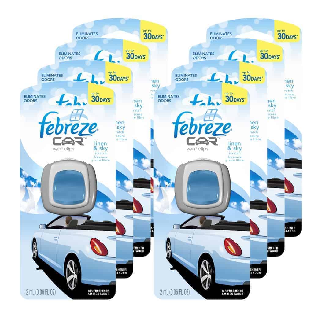 Clip de ventilación para auto Febreze ambientador y