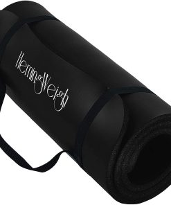 Tapete de Yoga HemingWeigh de 1 Pulgada de Grosor Extra -