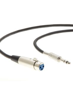 Cable de Micrófono XLR Hembra a 1/4" Estéreo Macho de 50