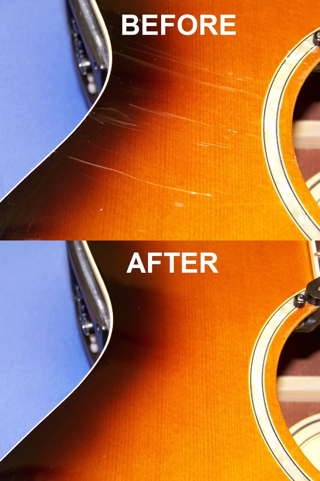 Kit de limpieza y removedor de rayones para guitarra - Imagen 3