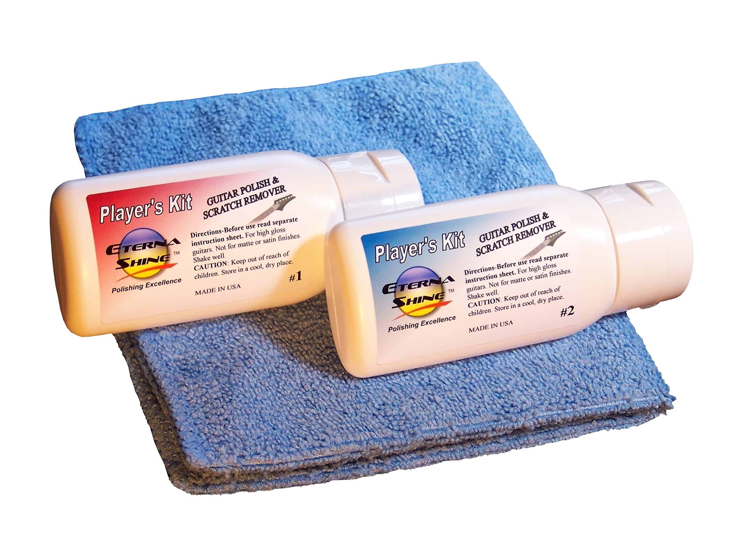 Kit de limpieza y removedor de rayones para guitarra