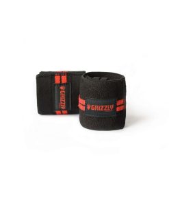 Grizzly Fitness 3" Premium Red Line Wrist Wraps para