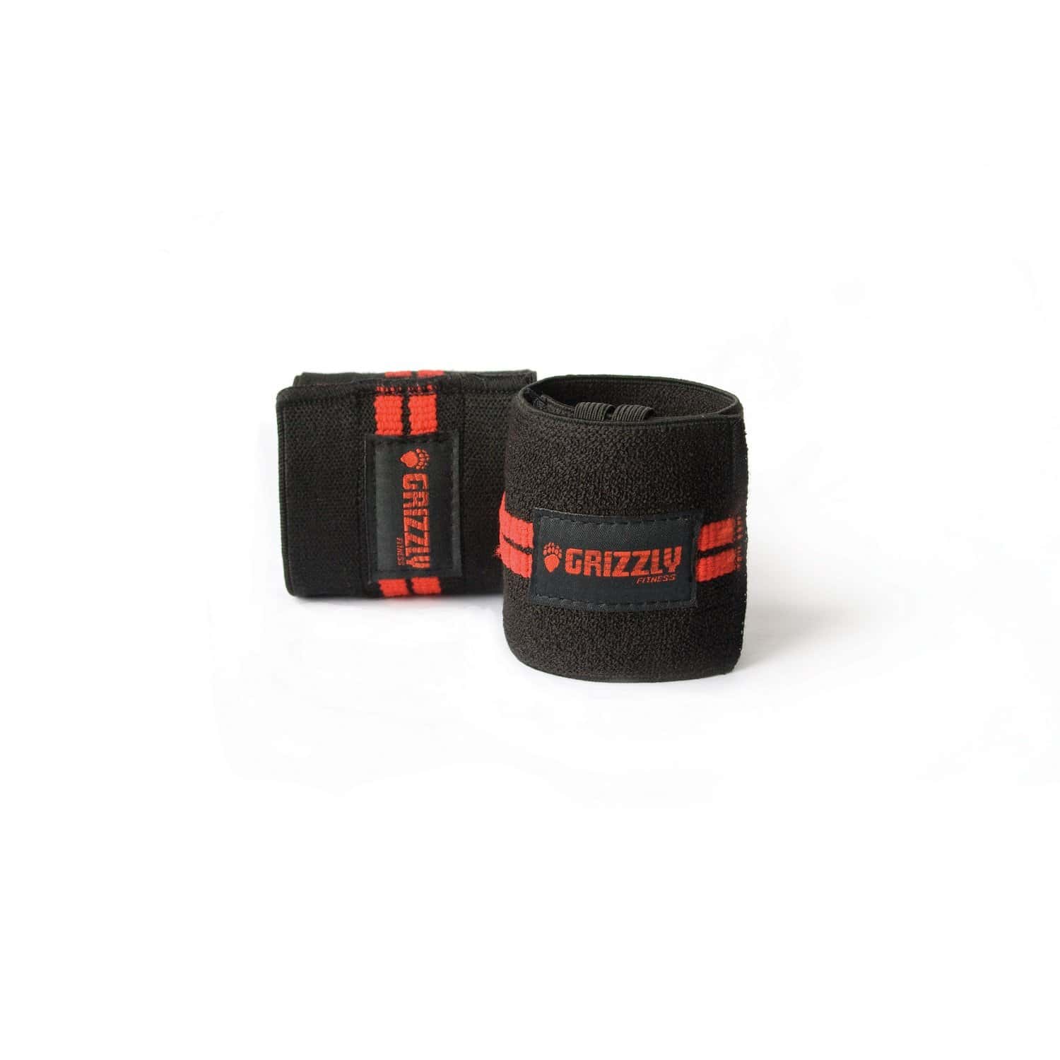 Grizzly Fitness 3" Premium Red Line Wrist Wraps para