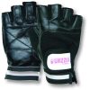 Guantes de Entrenamiento de Cuero Grizzly -Negro/Rosa