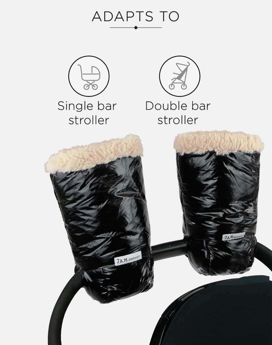 Manoplas 7AM Enfant para Carriola - Manoplas Cálidas Polar - Imagen 6