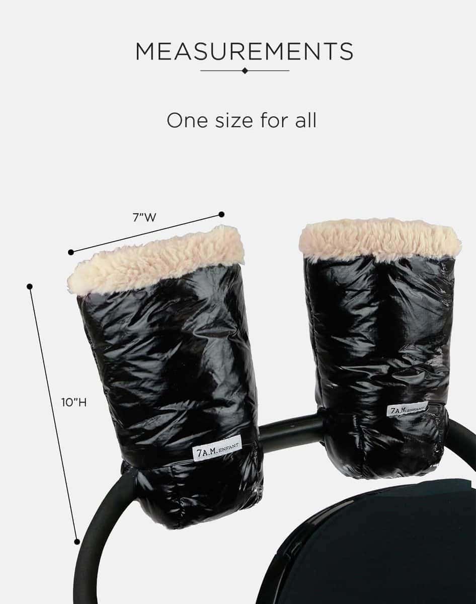 Manoplas 7AM Enfant para Carriola - Manoplas Cálidas Polar - Imagen 7