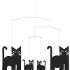 Móvil Colgante de Gatos Flensted Mobiles - 18 Pulgadas -