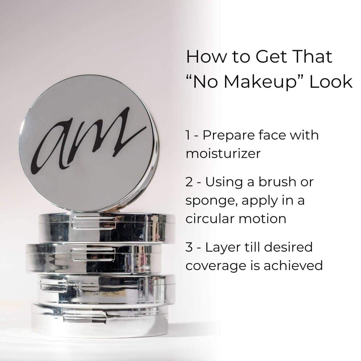 Base de maquillaje en polvo prensado -Angelina - Imagen 4