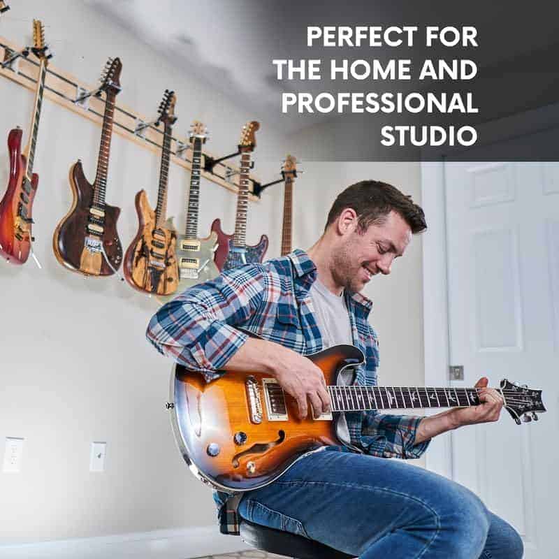 Colgador de Pared Negro para Guitarras y - Pulgadas - Imagen 7