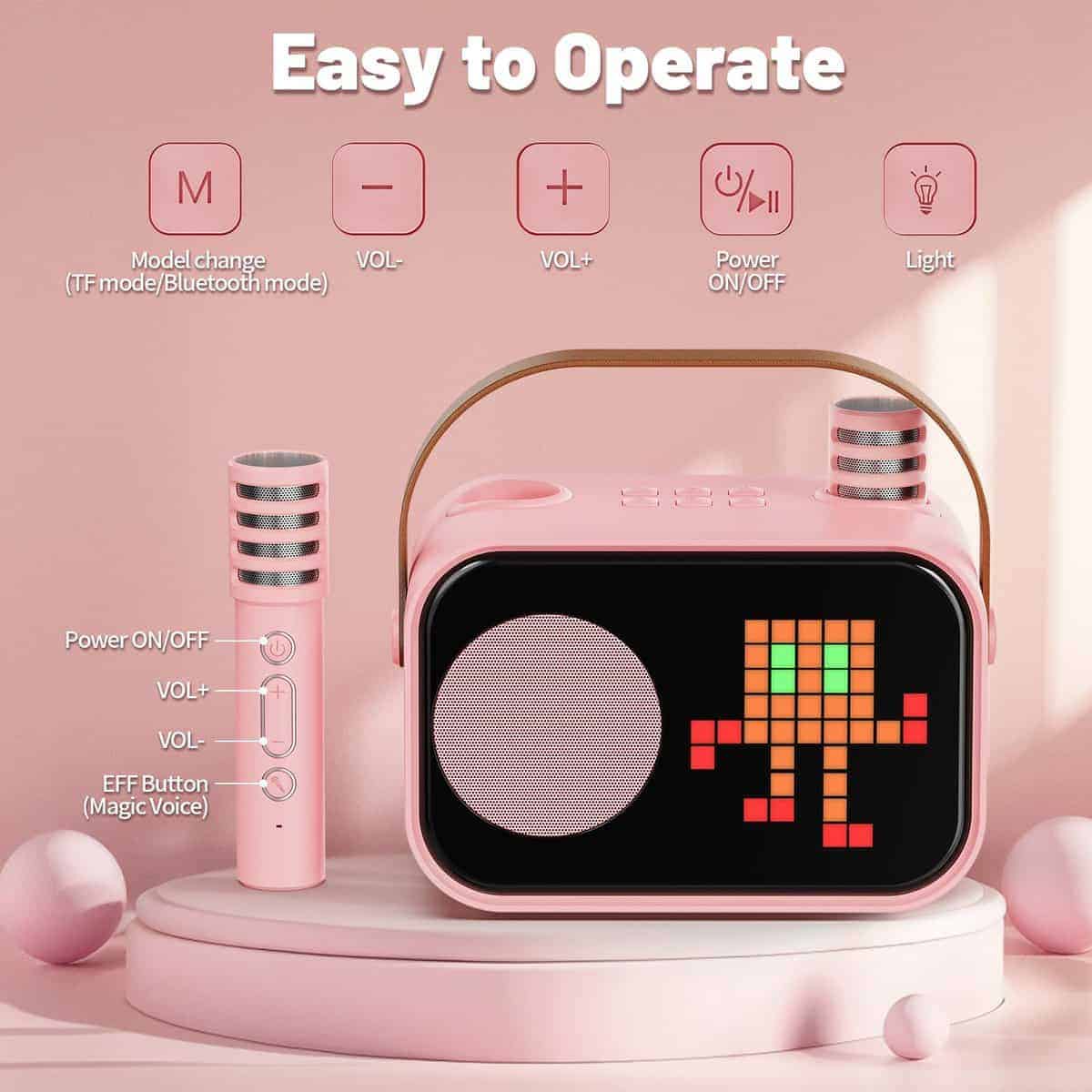 Máquina de Karaoke para Niños y Adultos, Altavoz de Karaoke - Imagen 4