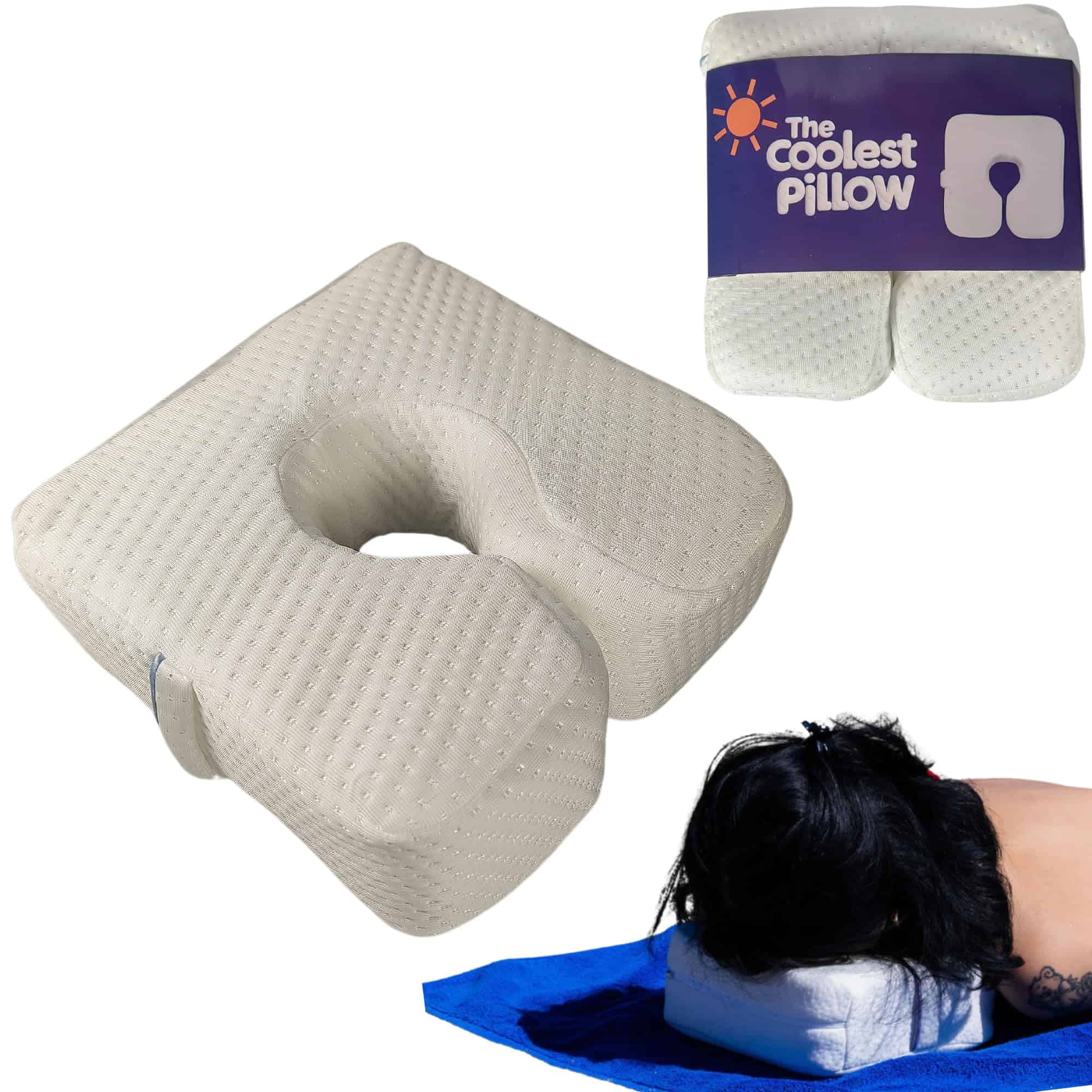 Almohada Coolest - Esencial para tomar el sol en la playa o