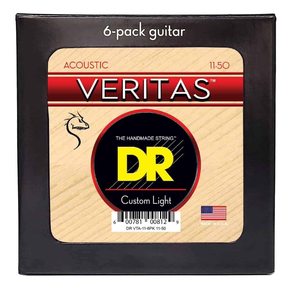 Cuerdas de Guitarra Acústica VERITAS� - Tecnología de