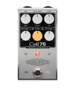 Pedal Compresor Origin Effects Cali76 Stacked - Plateado