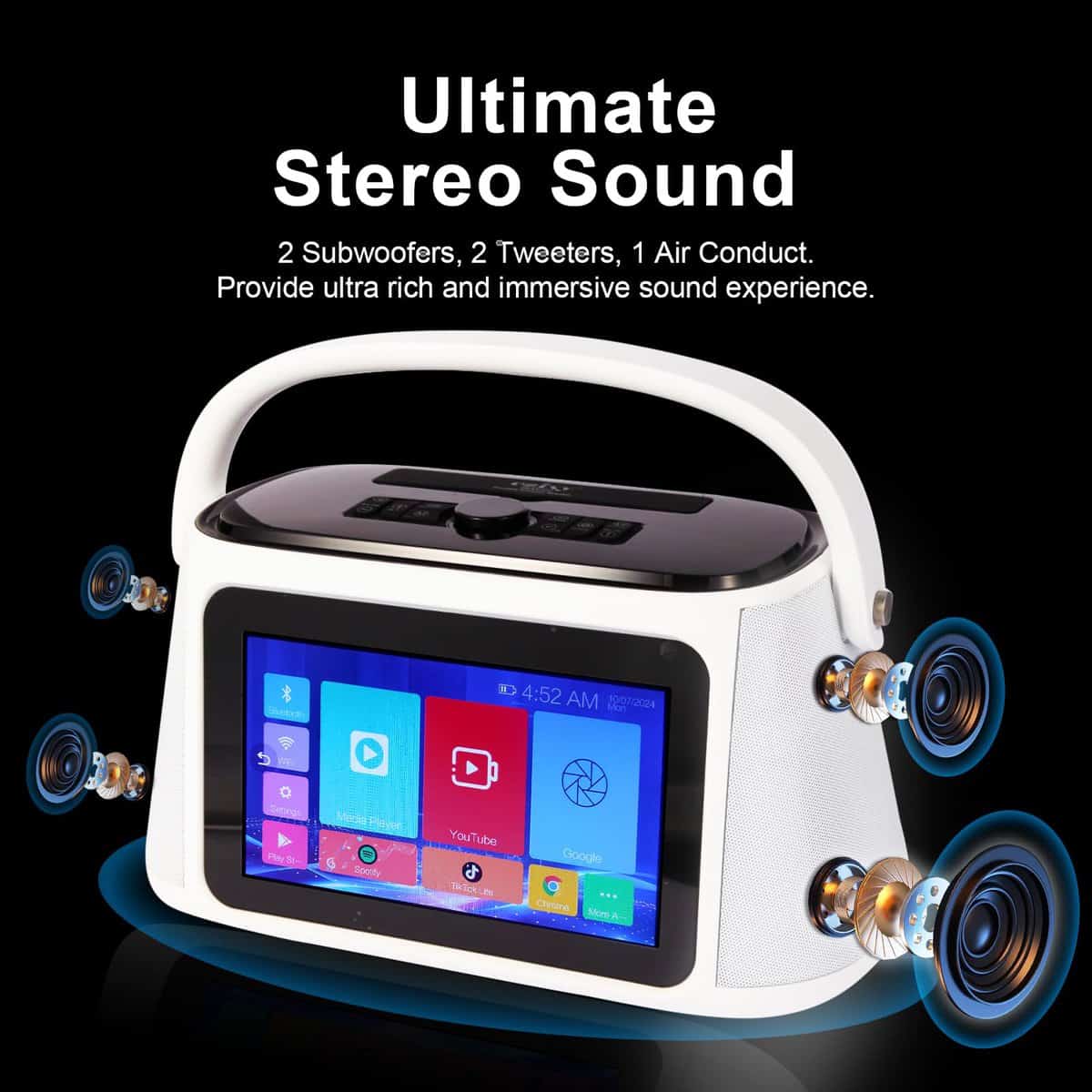 Máquina de Karaoke Czixy Play P10 con Tablet Android de - Imagen 5