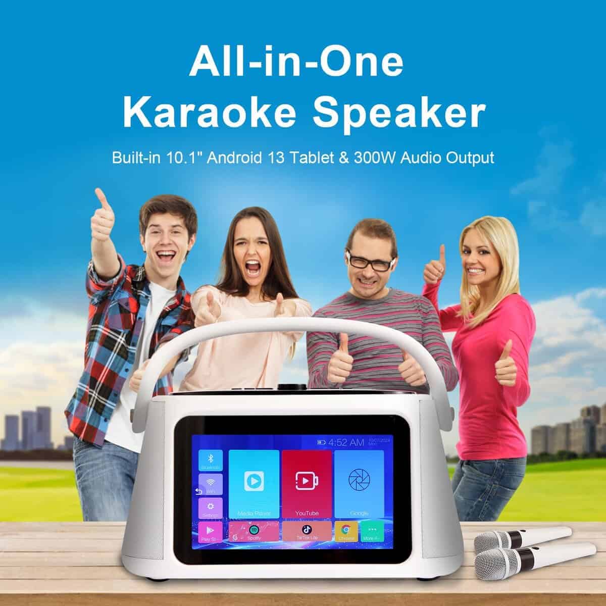 Máquina de Karaoke Czixy Play P10 con Tablet Android de - Imagen 3