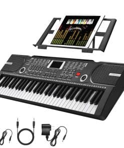Teclado de 61 teclas, Piano electrónico portátil para