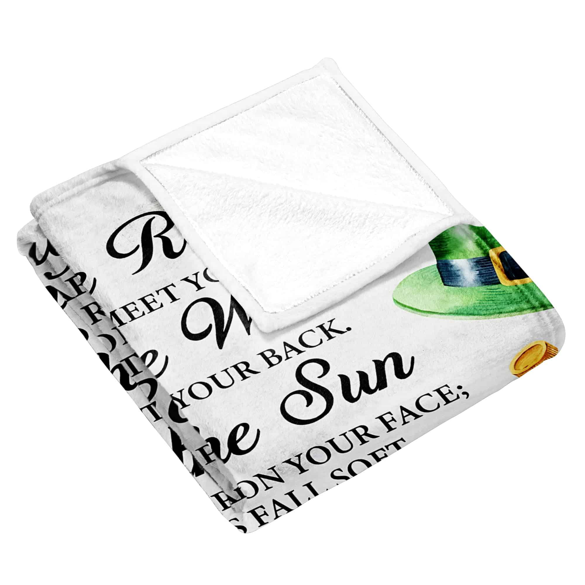 Manta KERAOO Irish Blessing St Patricks Day Decor - - Imagen 5