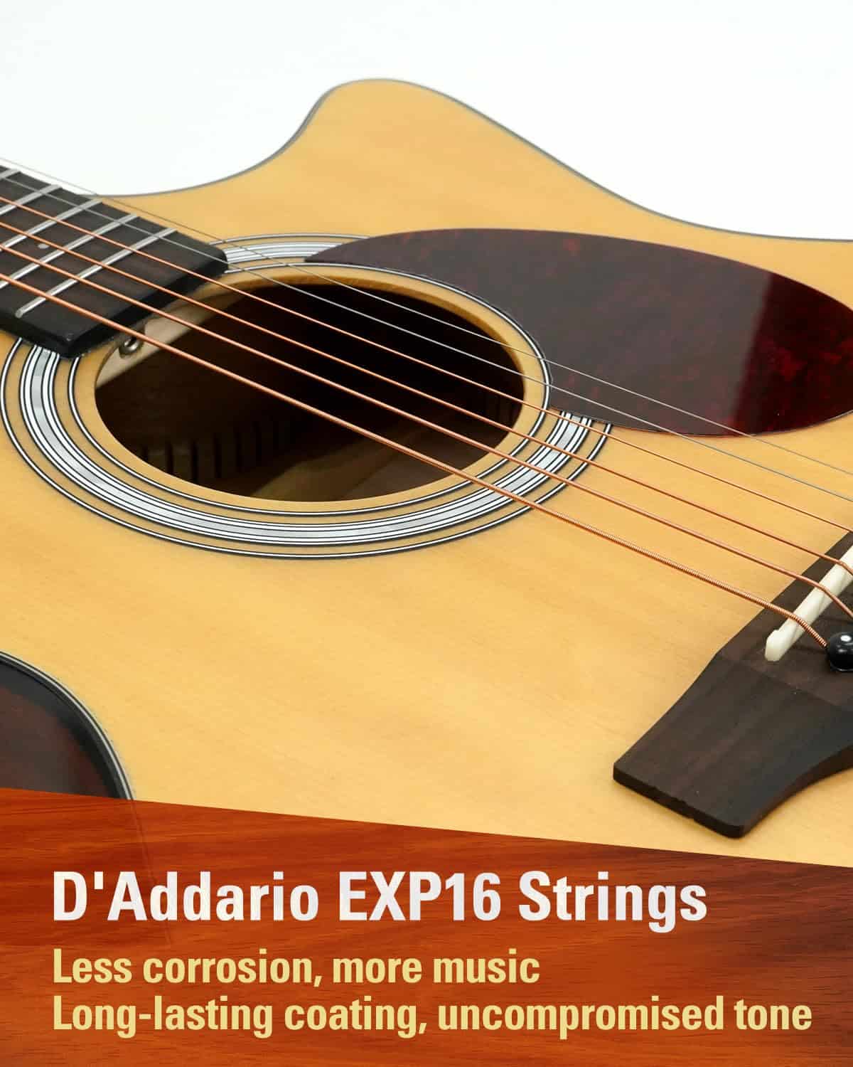 Guitarra Acústica Eléctrica SIGMA 40�, OOO Cutaway, Cuerdas - Imagen 4