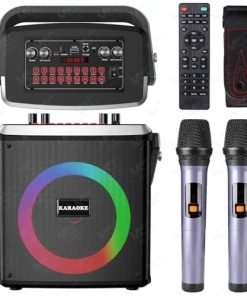 Máquina de Karaoke con 2 Micrófonos -ire Libre