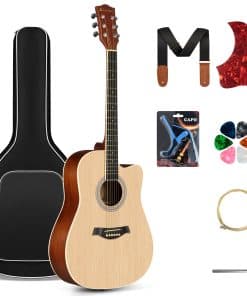 Guitarra Acústica CAHAYA para Principiantes Adultos - Set