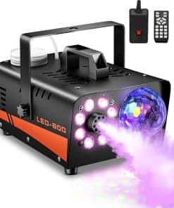 Máquina de Humo con Luces de Bola de -ios de DJ