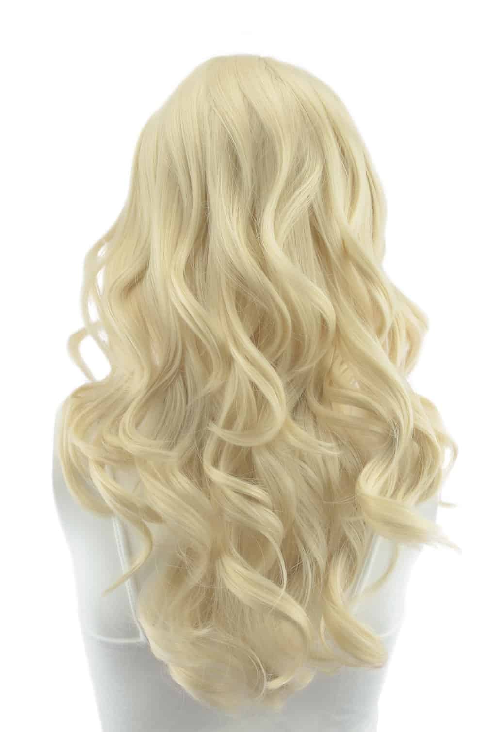 Peluca Rizada de Cosplay Epic Hestia Color Café 22 Pulgadas - Imagen 4