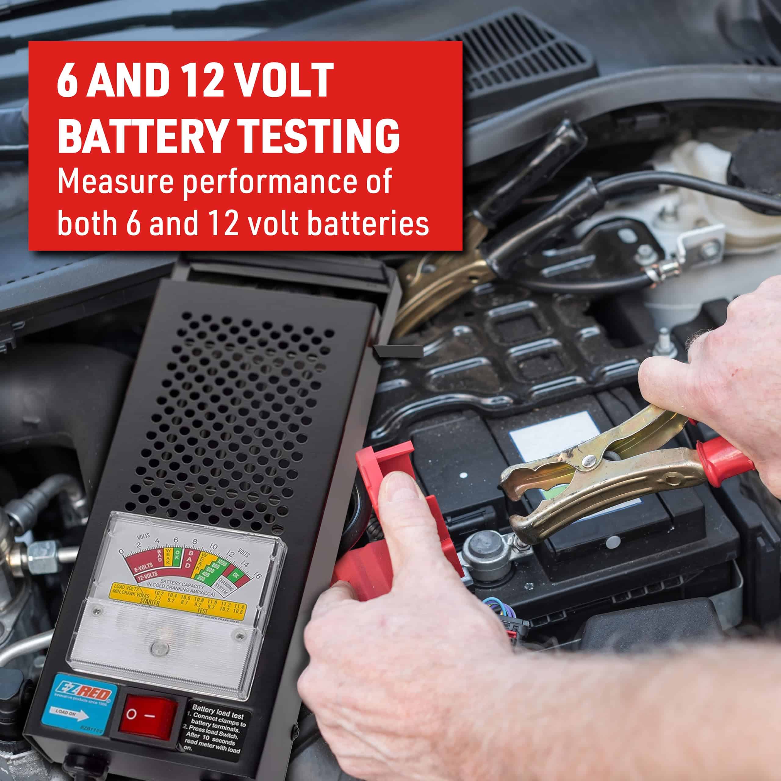 Probador de carga de batería EZ RED B1100 1-4 - Imagen 6