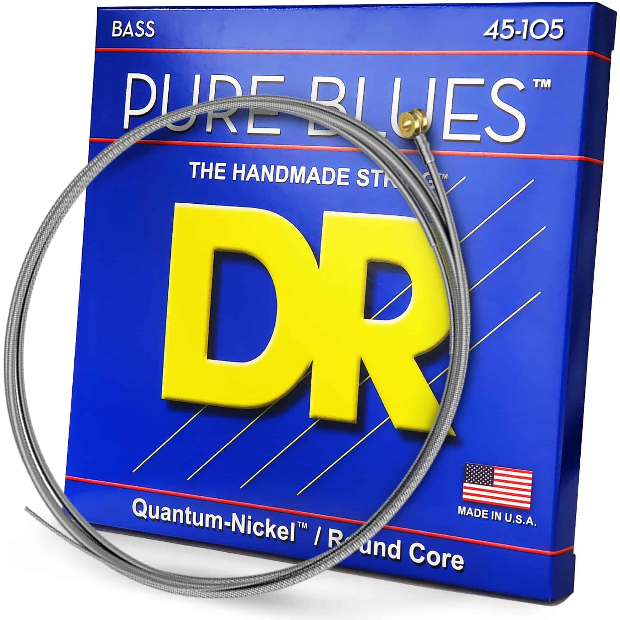 Cuerdas de bajo DR Strings PURE BLUES (PB-45), Plateado