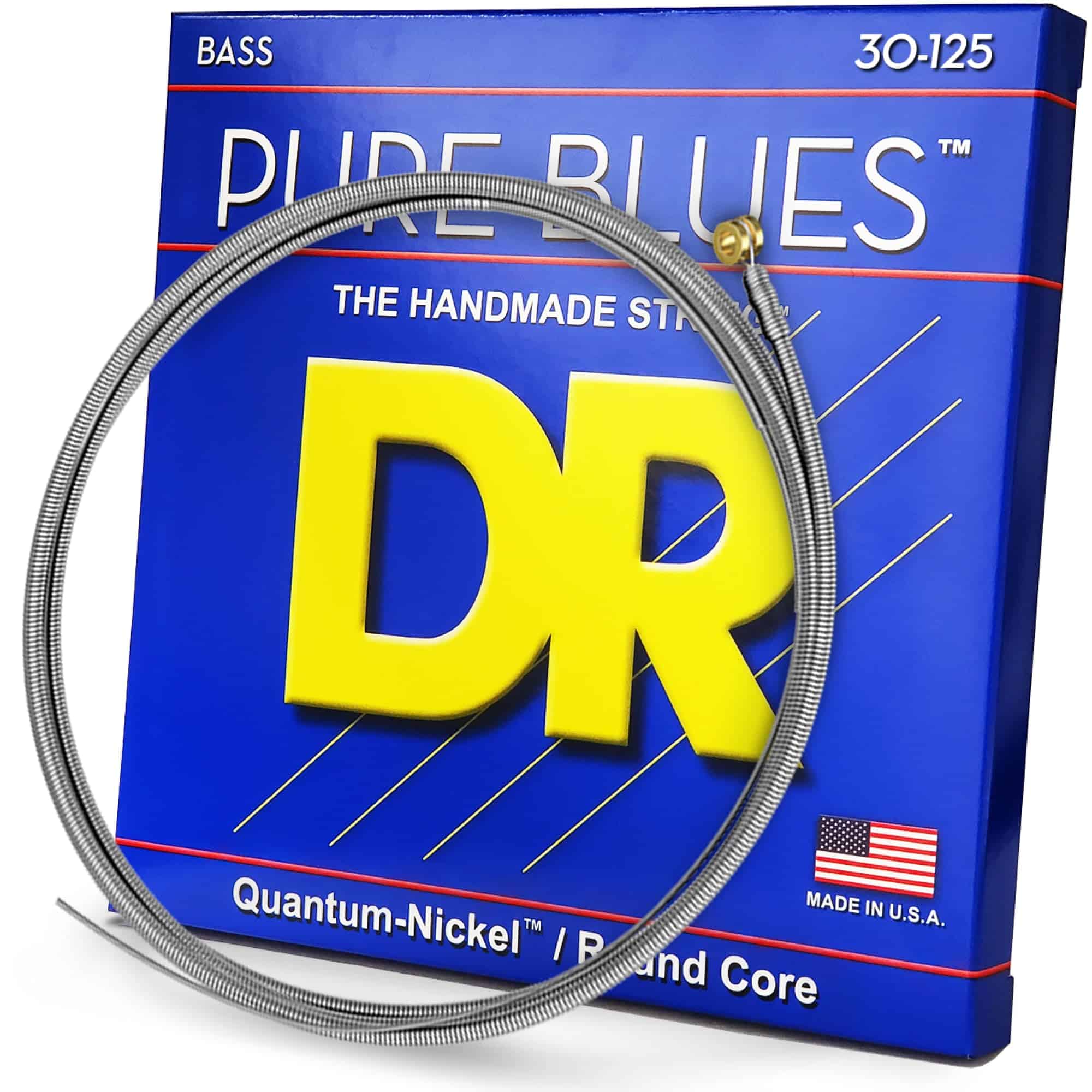 Cuerdas de Guitarra Baja DR Strings PURE BLUES (PB6-30)
