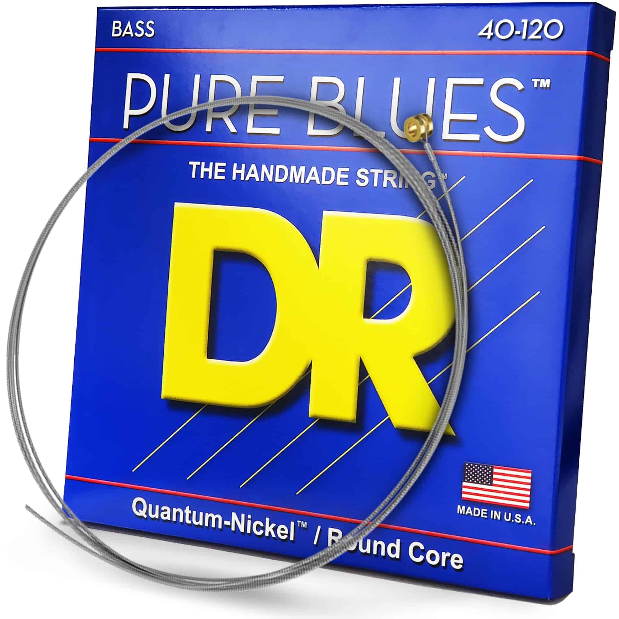 Cuerdas de Guitarra Bajo DR Strings PURE BLUES (PB5-40)